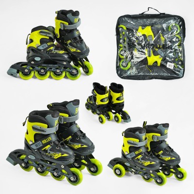 Ролики Best Roller размер 38-42 Черно-салатовый 61150-L