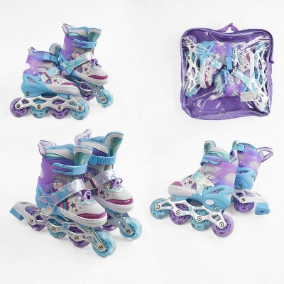 Ролики Best Roller размер 31-34 фиолетово-бирюзовый 67728-S