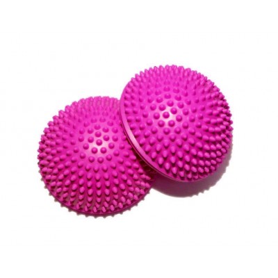 Полусфера массажная балансировочная ёжик 260грамм Gemini GB001-PINK розовый