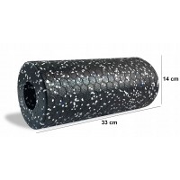 Роллер для занятий йогой и пилатесом EPP G5415-53 Черный-розовый