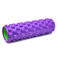 Роллер для йоги и пилатеса Grid Bubble Roller Gemini Power G0010-PUR