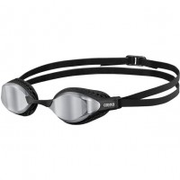 Очки для плавания Arena AIR-SPEED MIRROR серебристый, черный Уни OSFM 003151-100 (Оригинал)