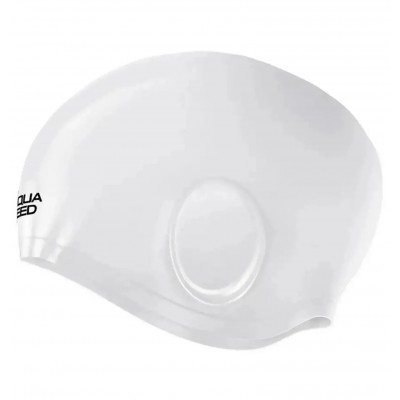 Шапка для плавания Aqua Speed ​​EAR CAP VOLUME 61511 белый OSFM 284-05 (Оригинал)