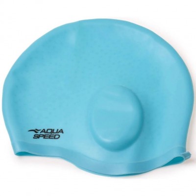 Шапка для плавания Aqua Speed ​​EAR CAP Comfort 9892 Голубой OSFM 289-02 (Оригинал)