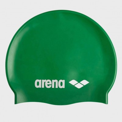 Шапка для плавания Arena CLASSIC SILICONE зеленый Уни OSFM 91662-104 (Оригинал)
