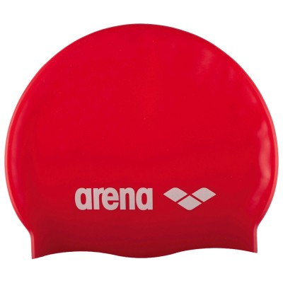 Шапка для плавания Arena CLASSIC SILICONE красный Уни OSFM 91662-044 (Оригинал)