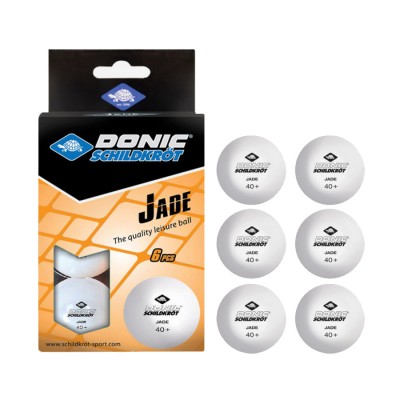 Шарики для настольного тенниса 6 штук Donic Jade Ball 40+ (Оригинал) 618371
