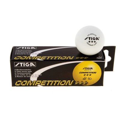 Шарики для настольного тенниса Stiga Competition Шарики для настольного тенниса Stiga Competition