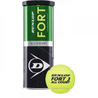 Мячи для большого тенниса Dunlop Fort TS металлическая банка 3шт. (Оригинал) 601315