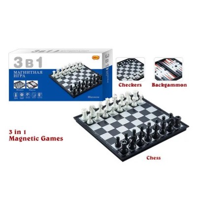 Шахматы 3в1 8818-10
