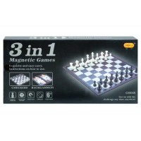 Шахматы магнитные 3в1 98703