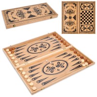 Набор шашки и нарды деревянные, размер 59.5х59.5см TD202367 Набор шашки и нарды деревянные, размер 59.5х59.5см TD202367