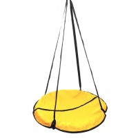 Качели подвесные для детей и взрослых, гнездо аиста Yellow (желтый) KK-01Y