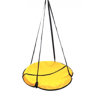 Качели подвесные для детей и взрослых, гнездо аиста Yellow (желтый) KK-01Y