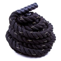 Канат для кроссфита Battle Rope L-9м, d-3,8см, черный