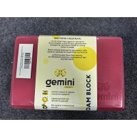 Блок для йоги Gemini Eva Pro 180грам 23х15х7, 5см (Малиновый) RS GBK-1006