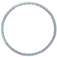 Обруч массажный Хула Хуп Hula Hoop JS-6019 8 секций