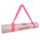 Коврик для йоги каучуковый полиуретан Pro Gemini 183см*68cm*5mm PUY-2899PINK