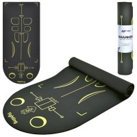 Коврик для фитнеса и йоги Profi Sport TPE 6мм GM-4590
