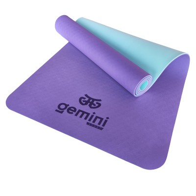 Коврик для фитнеса и йоги TPE+TC 6мм Gemini Pro GE-6TSV