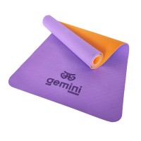 Коврик для фитнеса и йоги Gemini Sport TPE+TC 6мм GE-60007