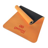 Коврик для фитнеса и йоги TPE+TC 6мм Gemini Pro GE-6ORB