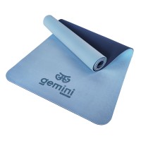Коврик для фитнеса и йоги TPE+TC 6мм Gemini Pro GE-6LBL
