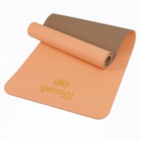 Коврик для фитнеса и йоги Gemini Sport TPE+TC 6мм GE-60026