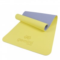 Коврик для фитнеса и йоги Gemini Sport TPE+TC 6мм GE-60028