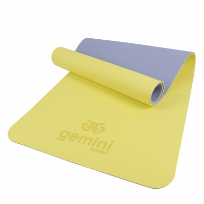 Коврик для фитнеса и йоги Gemini Sport TPE+TC 6мм GE-60028