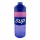 Бутылка для воды 650мл SUP 2074-A-2404 Черный-оранжевый Бутылка для воды 650мл SUP 2074-A-2404 Черный-оранжевый