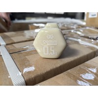 Гантель для фитнеса с виниловым покрытием 2шт по 0.5кг Gemini Sport GSD-0.5MILK
