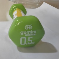 Гантель для фитнеса с виниловым покрытием 2шт по 0.5кг Gemini Sport GSD-0.5GR Гантель для фитнеса с виниловым покрытием 2шт по 0.5кг Gemini Sport GSD-0.5GR