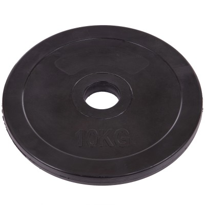 Блины (диски) обрезиненные GА-1447-10 52мм 10кг черный