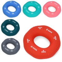 Эспандер кистевой кольцо силикон с тройной нагрузкой GI-4807 Розовый