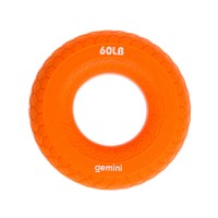 Эспандер кистевой кольцо силикон Gemini GI-3991-60LB нагрузка 27кг оранжевый