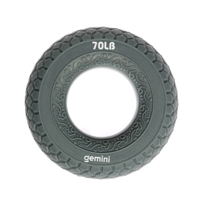 Эспандер кистевой кольцо силикон Gemini GI-3991-70LB нагрузка 31кг серый