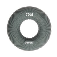Эспандер кистевой кольцо силикон Gemini GI-3992-70LB нагрузка 31кг серый