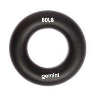 Эспандер кистевой кольцо силикон Gemini GI-3994-80LB нагрузка 36кг черный