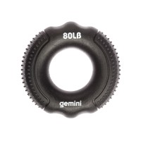 Эспандер кистевой кольцо силикон Gemini GI-3997-80LB нагрузка 36кг черный