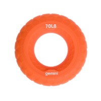 Эспандер кистевой кольцо силикон Gemini GI-3999-70LB нагрузка 31кг оранжевый