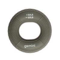 Эспандер кистевой кольцо силикон Gemini GI-4000-(50LB-60LB) нагрузка  22,5кг-27кг серый