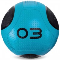 Мяч медицинский медбол Medicine Ball  GI-2620-3 3кг синий-черный