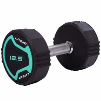 Гантель цельная профессиональная LI NUO GA-3614-12.5 1шт 12.5кг