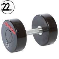 Гантель цельная профессиональная LIFE FITNESS GA-80081-22 1шт 22кг