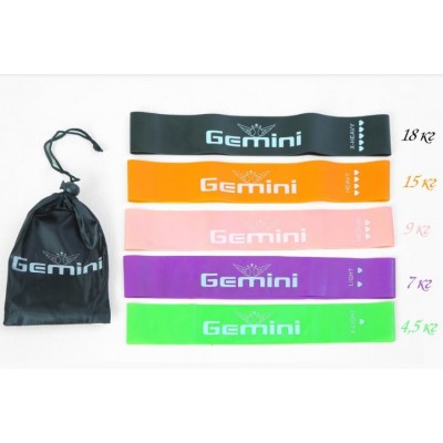 Набор Резинок для ног Gemini 5 шт