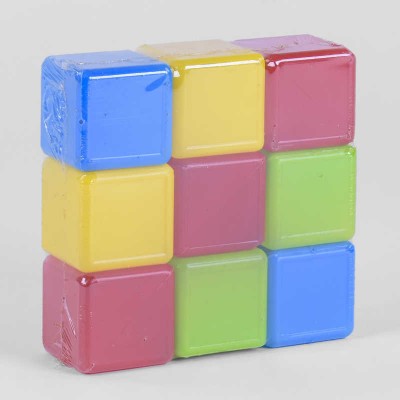 гр Кубики кольорові 9 шт. 05061 (21) M Toys