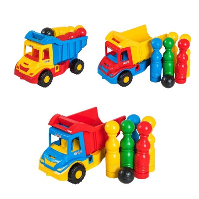 гр Вантажівка з кеглями Multi truck 39220 (4) 3 кольори, Tigres