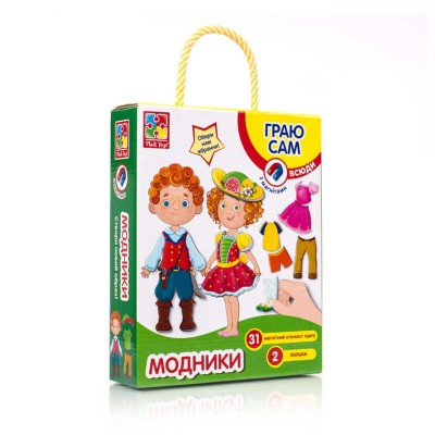 гр Магнітна одягалка Модники VT 3702-06 укр (12) Vladi Toys
