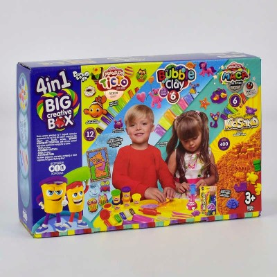 гр Набір для ліплення 4 в 1 Big creative box BCRB-01-01U УКР. (4) Danko Toys